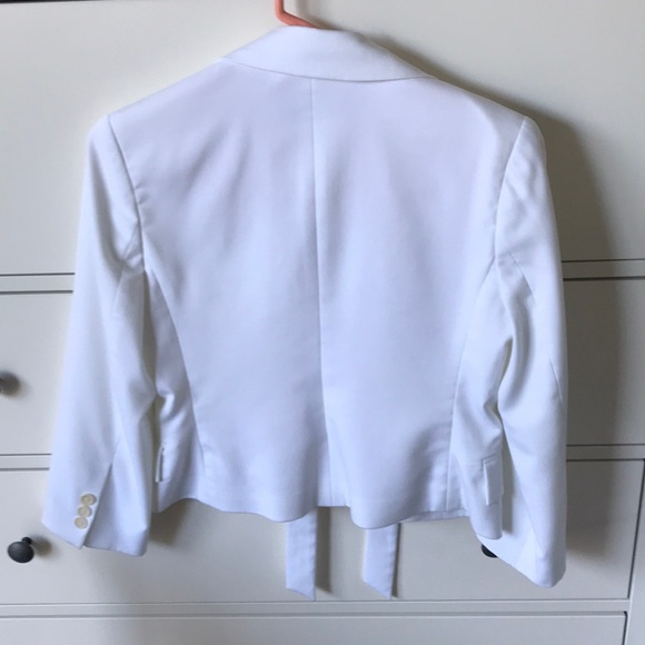 BCBG blazer - XS, white, 3/4 length sleeve - Picture 3 of 4